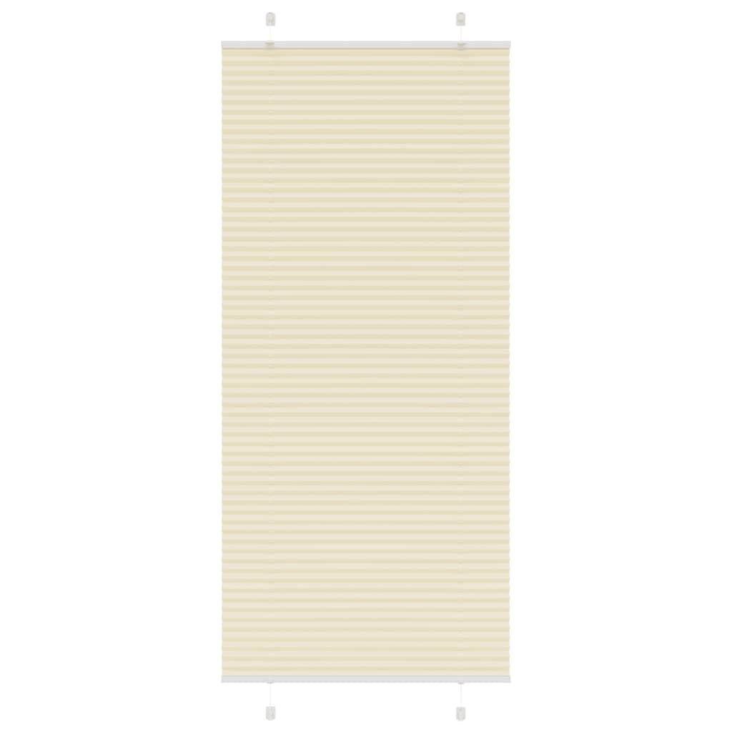 Plisségardin fløde 85x200 cm Stofbredde 84,4 cm Polyester