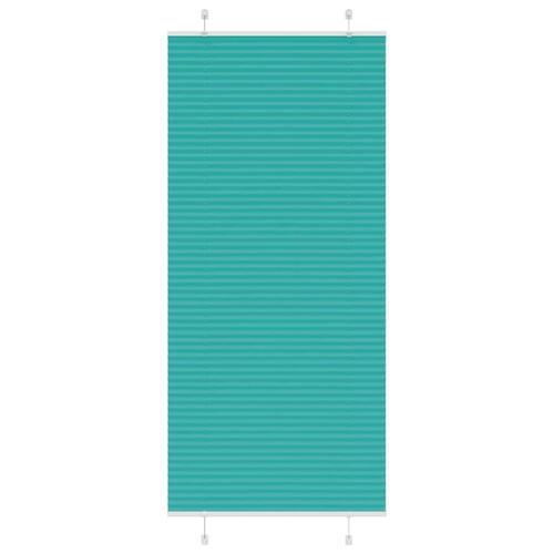 Plisségardin Benzin Grøn 95x200 cm Stofbredde 94,4 cm Polyester