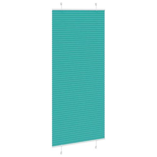 Plisségardin Benzin Grøn 95x200 cm Stofbredde 94,4 cm Polyester