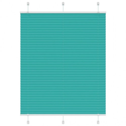Plisségardin - benzin grøn 110×150 cm, stofbredde 109,4 cm, polyester