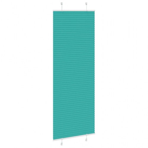 Plisségardin - benzin grøn 70×200 cm, stofbredde 69,4 cm - polyester