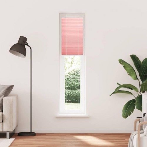 Plisségardin lyserød 40×200 cm - stofbredde 39,4 cm, polyester