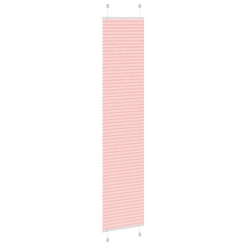 Plisségardin lyserød 40×200 cm - stofbredde 39,4 cm, polyester