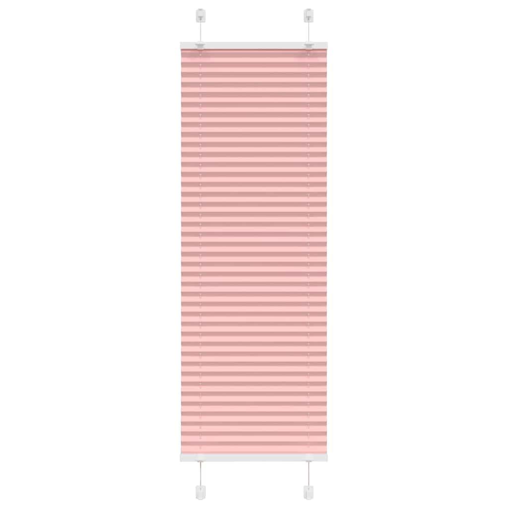 Plisségardin Lyserød 40x150 cm Stofbredde 39,4 cm Polyester