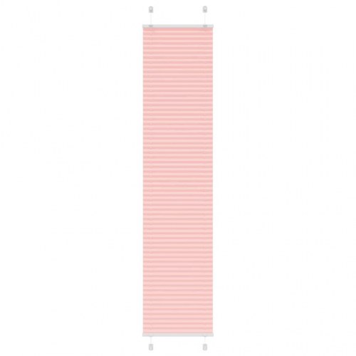 Plisségardin lyserød 50×200 cm - stofbredde 49,4 cm, polyester