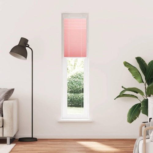 Plisségardin lyserød 50×200 cm - stofbredde 49,4 cm, polyester