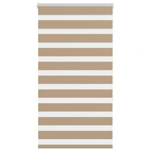 Zebragardin sandbrun 80×150 cm - stofbredde 75,9 cm, polyester