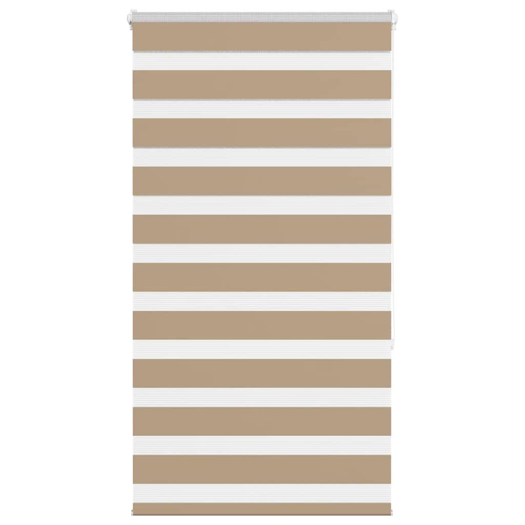 Zebragardin sandbrun 80x150 cm stofbredde 75,9 cm polyester billede