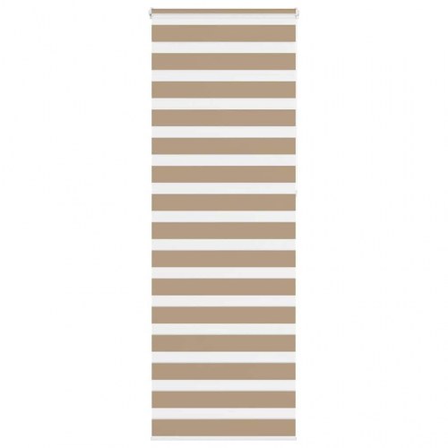 Zebragardin sandbrun 80×230 cm - stofbredde 75,9 cm, polyester