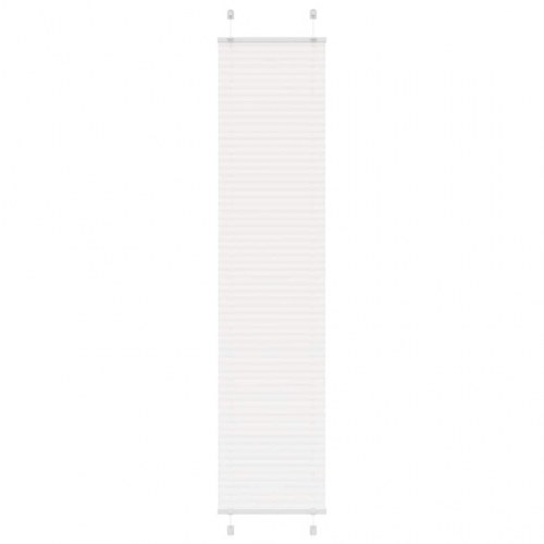 Plisségardin Hvid 50x200 cm Stofbredde 49,4 cm Polyester