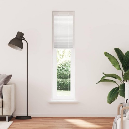 Plisségardin Hvid 50x200 cm Stofbredde 49,4 cm Polyester