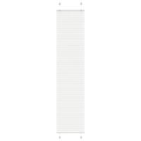 Plisségardin Hvid 40x200 cm Stofbredde 39,4 cm Polyester