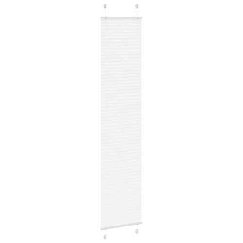 Plisségardin Hvid 40x200 cm Stofbredde 39,4 cm Polyester
