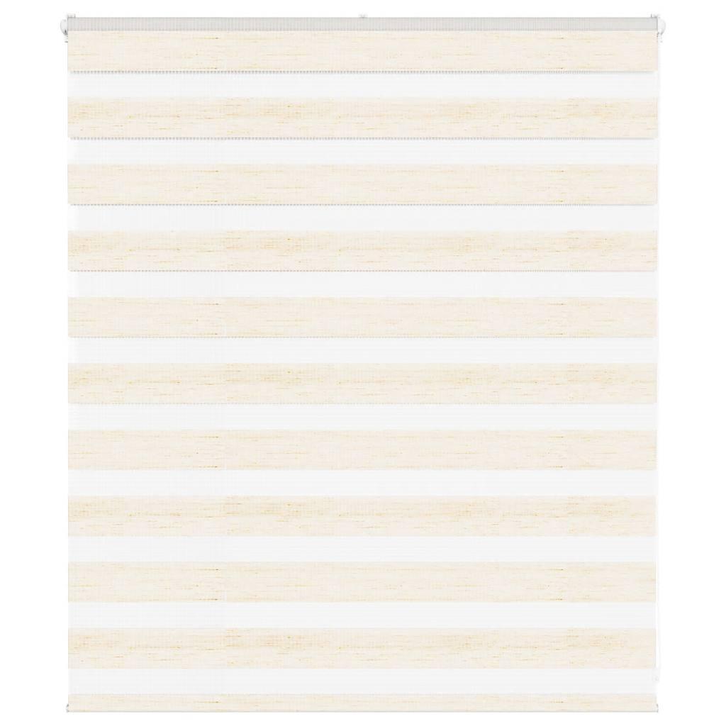 Zebragardin marmorbeige 125x100 cm stofbredde 120,9cm polyester
