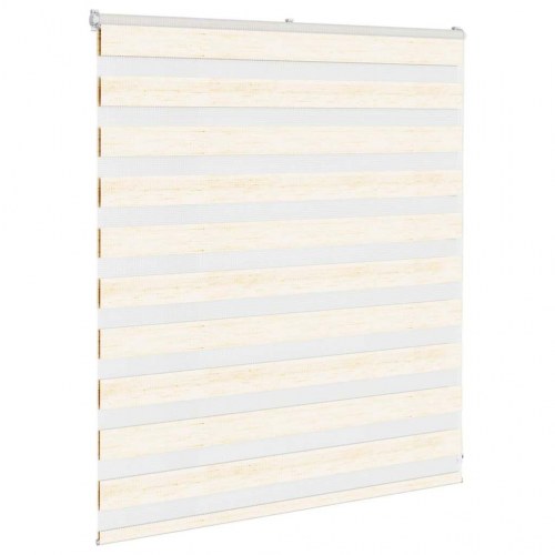 Zebragardin - marmorbeige 135×100 cm, stofbredde 130,9 cm, polyester