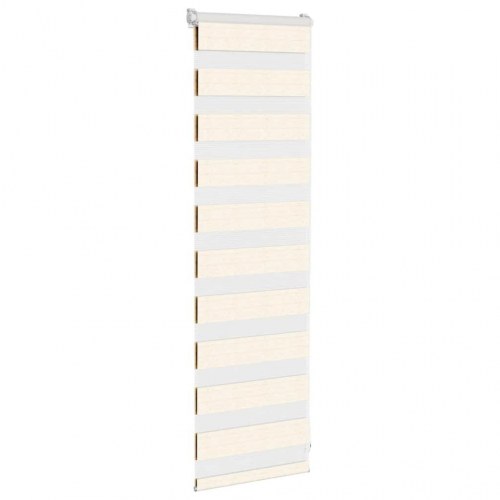 Zebragardin - marmorbeige 40×100 cm, stofbredde 35,9 cm, polyester