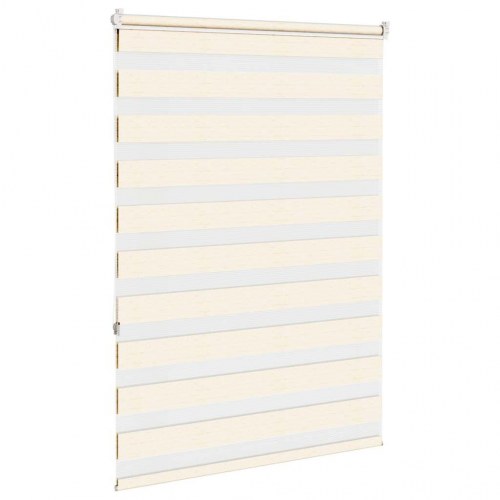 Zebragardin marmorbeige 100×150 cm - stofbredde 95,9 cm, polyester
