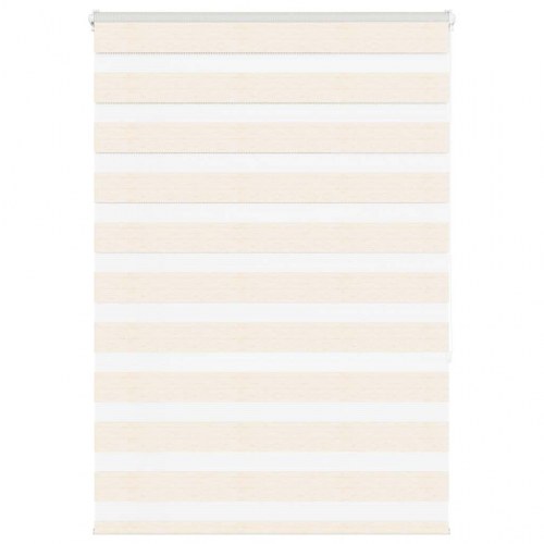 Zebragardin - marmorbeige 110×150 cm, stofbredde 105,9 cm, polyester