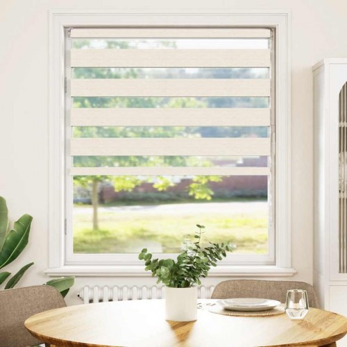 Zebragardin - marmorbeige 110×150 cm, stofbredde 105,9 cm, polyester