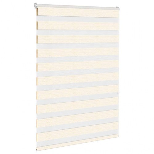 Zebragardin - marmorbeige 110×150 cm, stofbredde 105,9 cm, polyester