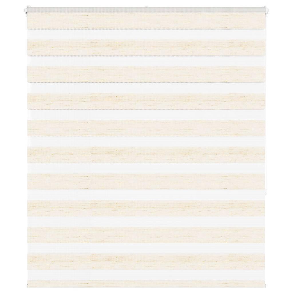 Zebragardin marmorbeige 135x150 cm stofbredde 130,9cm polyester