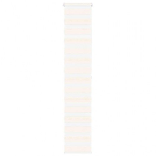 Zebragardin - marmorbeige 45×200 cm, stofbredde 40,9 cm, polyester