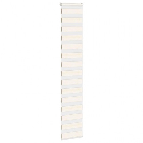 Zebragardin - marmorbeige 45×200 cm, stofbredde 40,9 cm, polyester