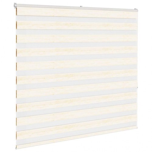 Zebragardin marmorbeige 165×150 cm - stofbredde 160,9 cm, polyester