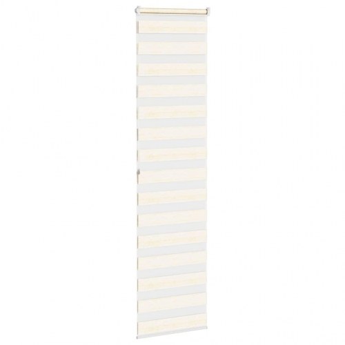Zebragardin - marmorbeige 65×200 cm, stofbredde 60,9 cm, polyester