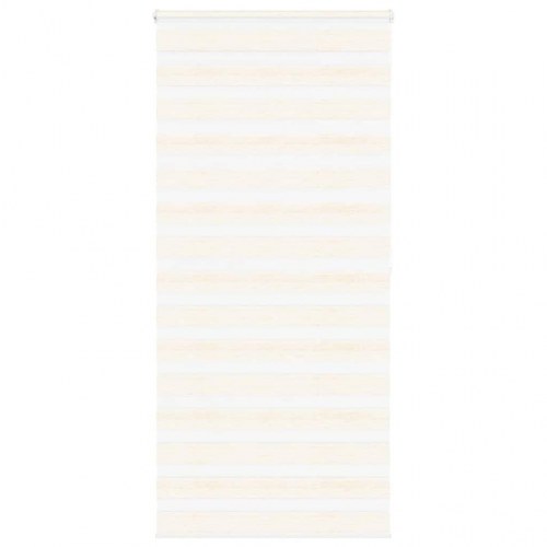 Zebragardin marmorbeige 110×200 cm - stofbredde 105,9 cm, polyester