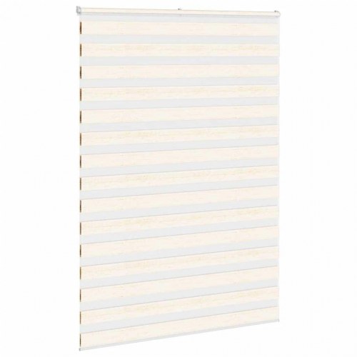 Zebragardin - marmorbeige 155×230 cm, stofbredde 150,9 cm, polyester