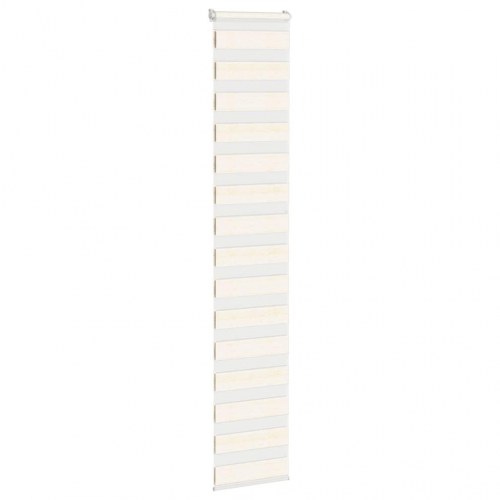 Zebragardin - marmorbeige 40×230 cm, stofbredde 35,9 cm, polyester