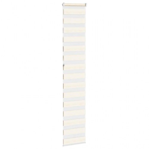 Zebragardin - marmorbeige 40×230 cm, stofbredde 35,9 cm, polyester