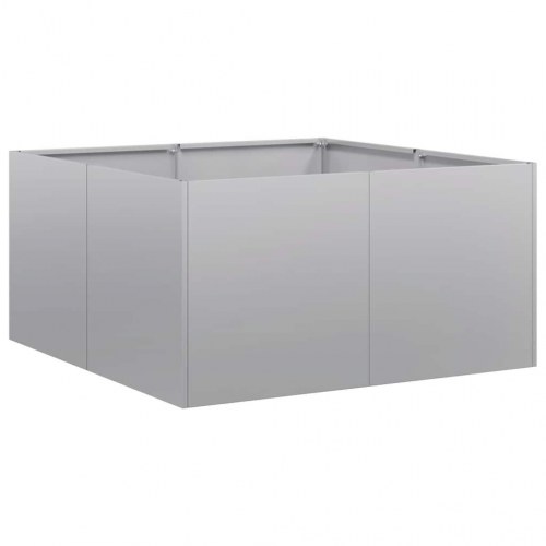 Plantekasse 80 × 80 × 40 cm - galvaniseret stål højbed