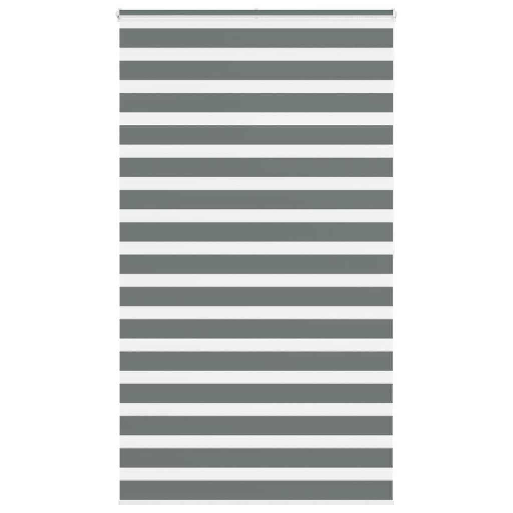 Zebragardin mørkegrå 125x200 cm stofbredde 120,9 cm polyester