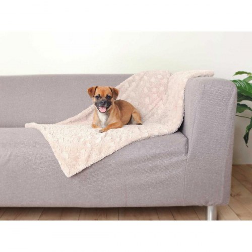 Hundetæppe Trixie Cosy - beige plys, 150 × 100 cm