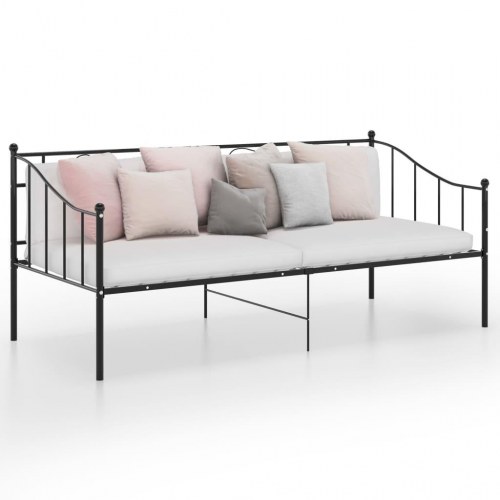 Sengestel til sovesofa 90 x 200 cm - sort