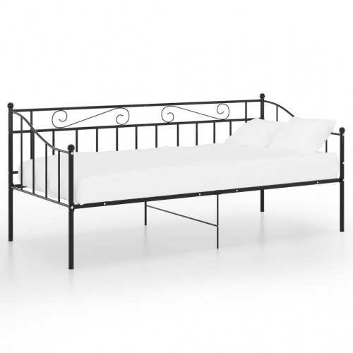 Sengestel til sovesofa 90 x 200 cm - sort