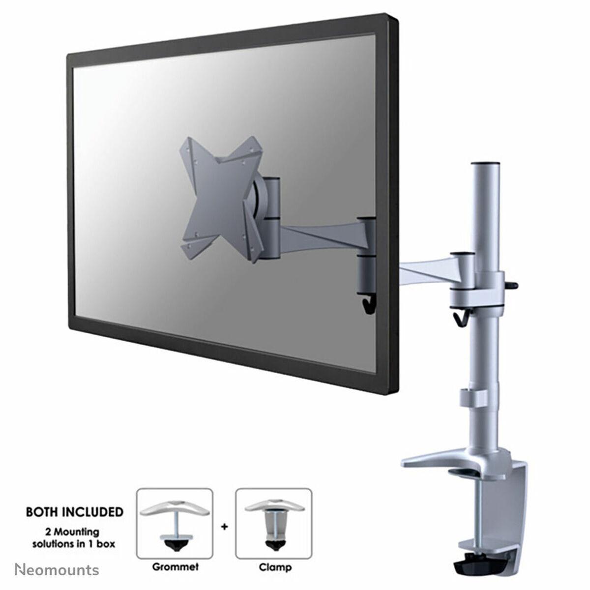 Neomounts FPMA-D1330SILVER TV-holder 10-30" - skrivebordsbeslag, 9 kg, sølv