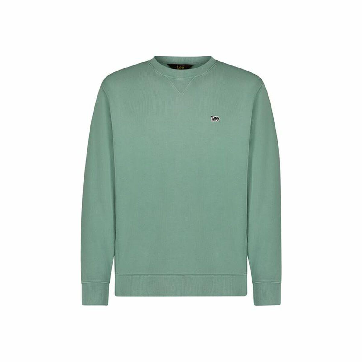 Sweaters Uden Hætte Til Mænd Lee Plain Crew Intuition Grå Vand Xl
