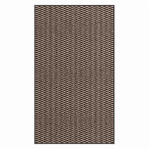 Dørmåtte brun 115 × 200 cm - stor skridsikker velkomstmåtte i polypropylen