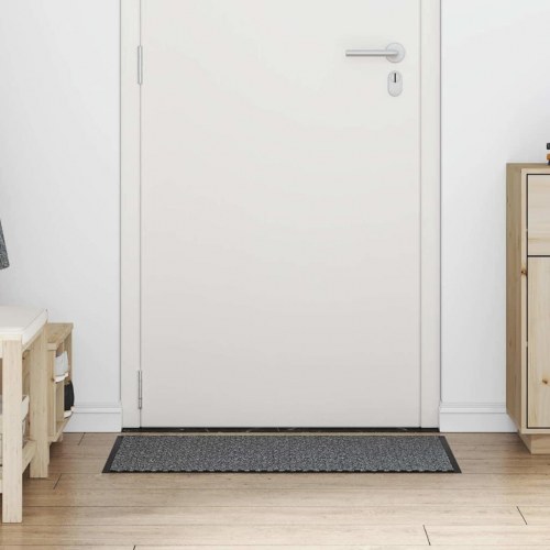 Dørmåtte antracit 60 × 90 cm - skridsikker og vaskbar indendørs/overdækket udendørs