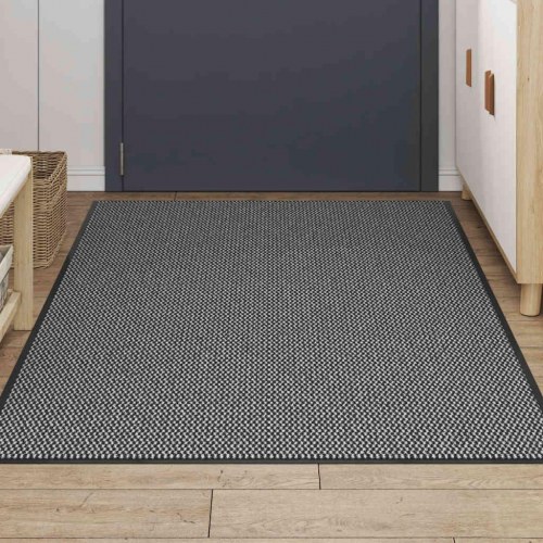 Dørmåtte antracit 115 × 200 cm - stor skridsikker indgangsmåtte