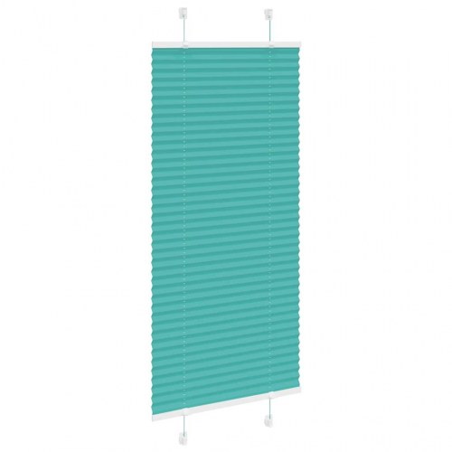 Plisségardin - benzin grøn 65×100 cm, polyester