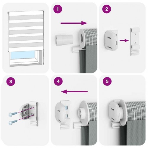 Plisségardin - benzin grøn 65×100 cm, polyester