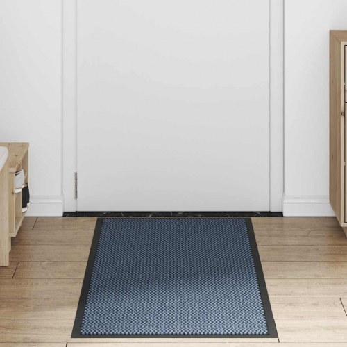 Dørmåtte - blå 60 × 150 cm i PP med skridsikker PVC-bagside