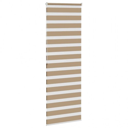 Zebragardin sandbrun 70×200 cm - stofbredde 65,9 cm, polyester