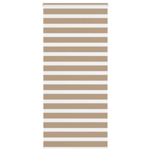 Zebragardin sandbrun 100×200 cm - stofbredde 95,9 cm, polyester