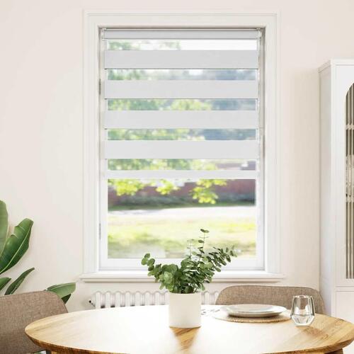 Zebragardin hvid 75x100 cm stofbredde 70,9 cm polyester