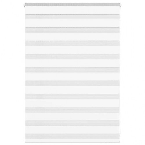 Zebragardin hvid 105×100 cm - stofbredde 100,9 cm, polyester